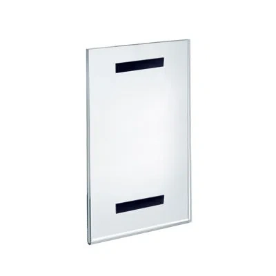 Azar Displays Clear Acrylic Magnet Back Sign Holder Frames 8.5" W X 14" H - Vertical / Portrait, 10-pack