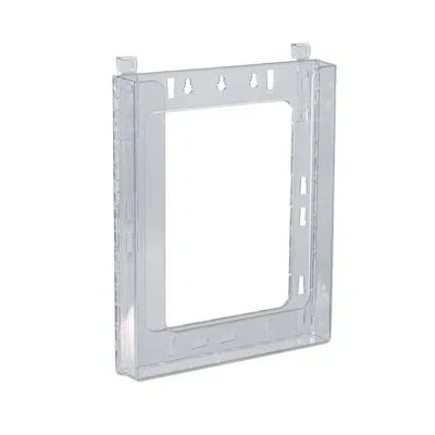 Azar Displays Hanging Letter Brochure Holder. Inside Dimension: 9"w, 10-pack In Clear