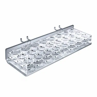 Azar Displays Mascara And Cosmetic Tray In Clear