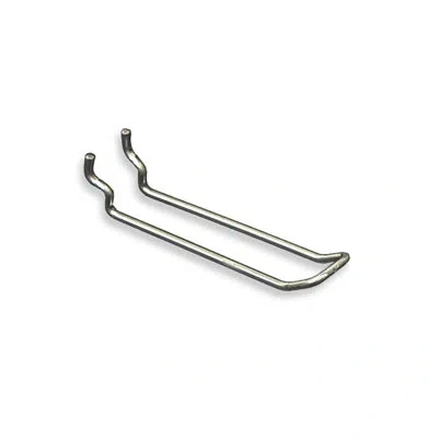Azar Displays Metal Wire Loop Hook: 0.148" Diameter, 50-pack