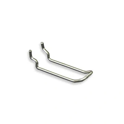 Azar Displays Metal Wire Loop Hook: 0.148" Diameter, 50-pack