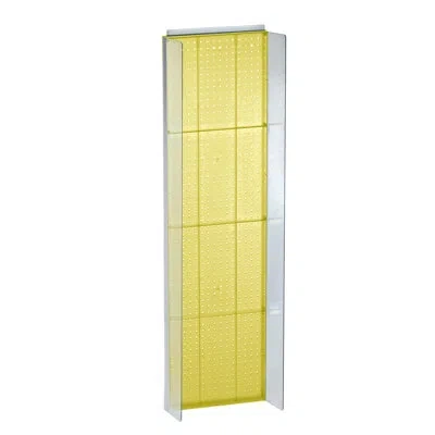 Azar Displays Pegboard Powerwing Display In Yellow