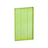 Azar Displays Pegboard Wall Panel Storage Solution, Size: 22"x 13.5", 2-pack In Green