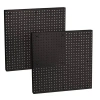 Azar Displays Pegboard Wall Panel Storage Solution, Size: 24"x 24", 2-pack In Black
