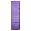 Azar Displays Pegboard Wall Panel Storage Solution, Size: 44"x 13.5", 2-pack In Purple