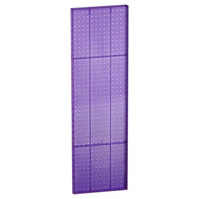 Azar Displays Pegboard Wall Panel Storage Solution, Size: 44"x 13.5", 2-pack In Purple