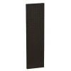Azar Displays Pegboard Wall Panel Storage Solution, Size: 60"x 16.125", 2-pack In Black
