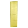 Azar Displays Pegboard Wall Panel Storage Solution, Size: 60"x 16.125", 2-pack In Yellow