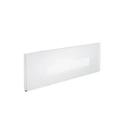 Azar Displays Self Adhesive Tape Clear Acrylic Wall Sign Holder Frame 8.5" W X 2.5" H - Landscape/ Horizontal, 10-