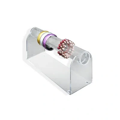 Azar Displays Single-tier Horizontal Counter Bracelet Bar In Clear