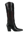 Azarey Woman Boot Black Size 8 Synthetisches Material In Black