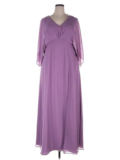 Pre-owned Azazie Casual Dress In Purple