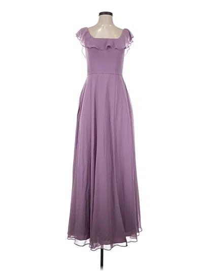 Pre-owned Azazie Casual Dress In Purple