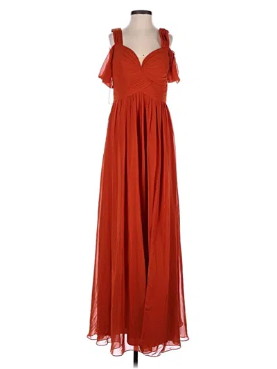 Pre-owned Azazie Casual Dress In Red