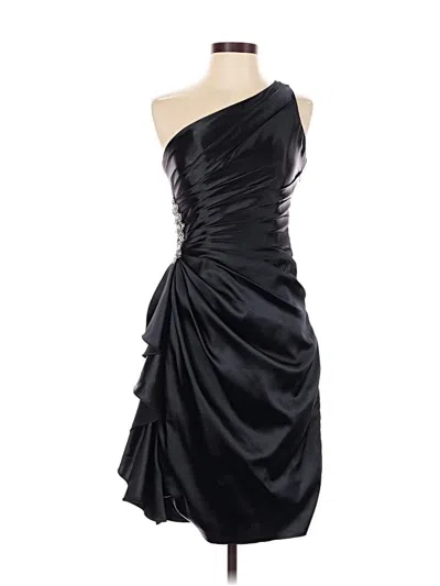 Pre-owned Azazie Cocktail Dress In Black