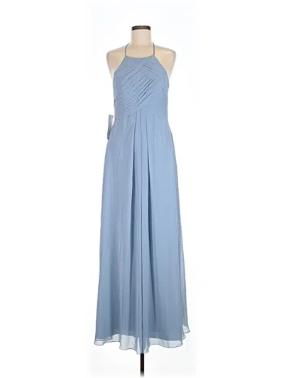 Pre-owned Azazie Cocktail Dress In Blue