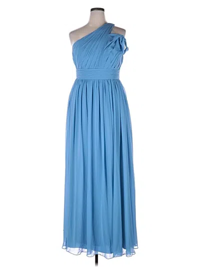 Pre-owned Azazie Cocktail Dress In Blue