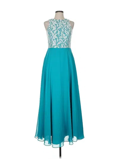 Pre-owned Azazie Cocktail Dress In Blue