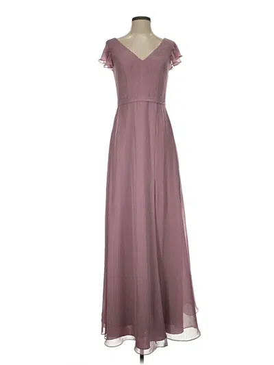 Pre-owned Azazie Cocktail Dress In Burgundy