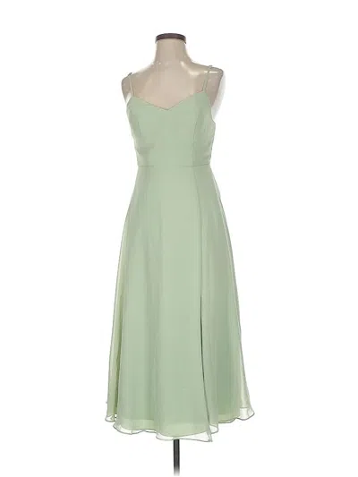 Pre-owned Azazie Cocktail Dress In Green