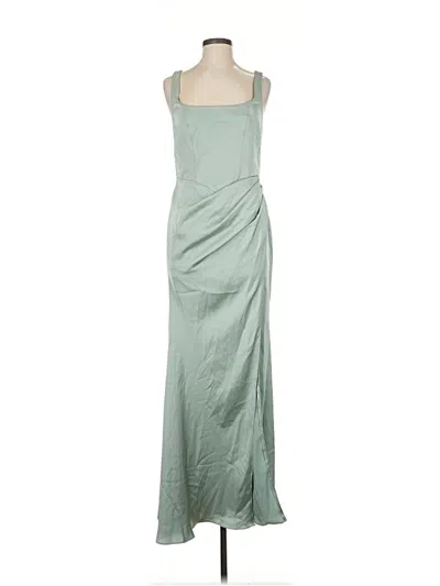 Pre-owned Azazie Cocktail Dress In Green