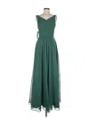 Azazie Cocktail Dress In Green