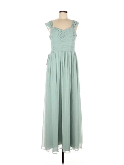 Pre-owned Azazie Cocktail Dress In Green