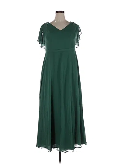 Pre-owned Azazie Cocktail Dress In Green