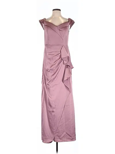 Pre-owned Azazie Cocktail Dress In Purple