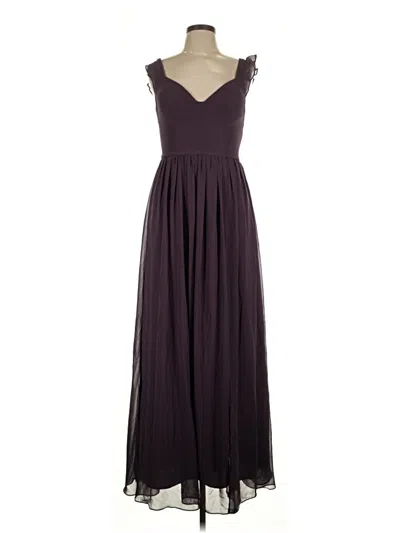 Pre-owned Azazie Cocktail Dress In Purple