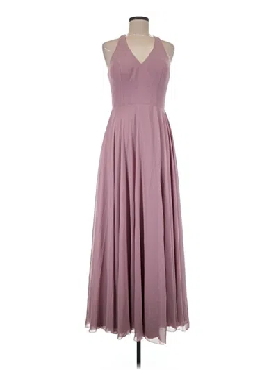 Pre-owned Azazie Cocktail Dress In Purple