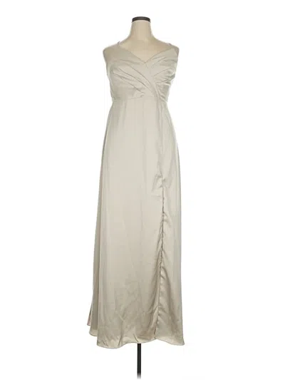 Pre-owned Azazie Cocktail Dress In White