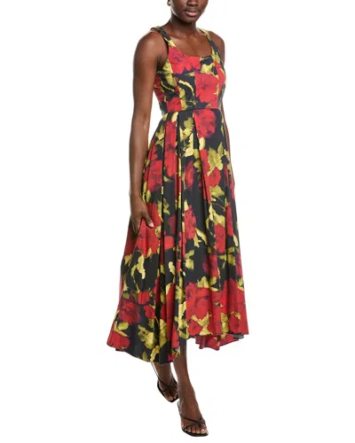 Azeeza Aishani Midi Dress In Multi