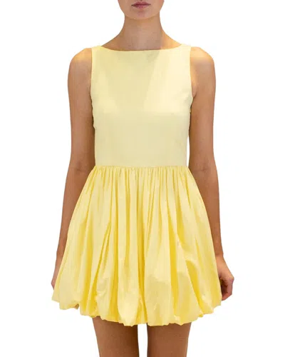 Azeeza Ananya Mini Dress In Yellow