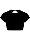 Azeeza Aura Crop Top In Black