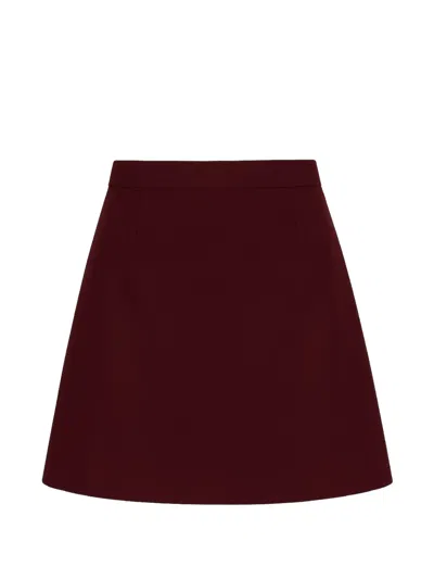 Azeeza Blair A-line Mini Skirt In Brown
