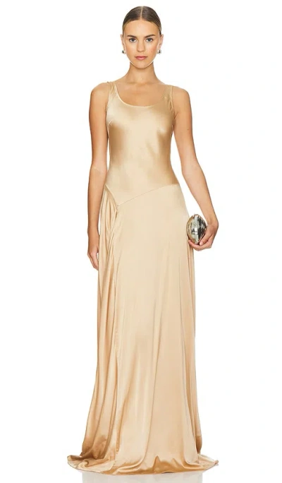 Azeeza Deepika Gown In 咖啡色