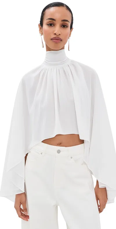 Azeeza Ishara Top White