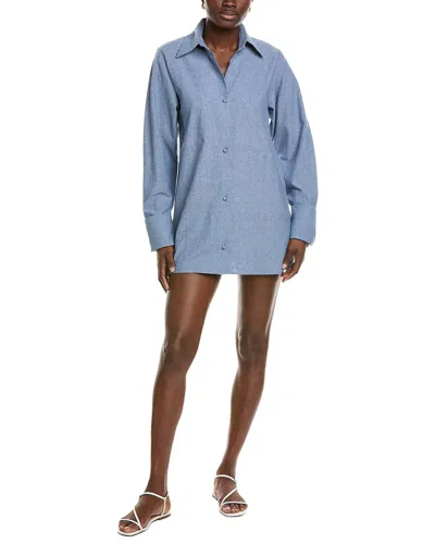 Azeeza Kareena Mini Dress In Medium Denim