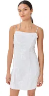 Azeeza Kiara Mini Dress White Sequin In White Sequin