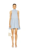 Azeeza Marie Mini Dress In Baby Blue