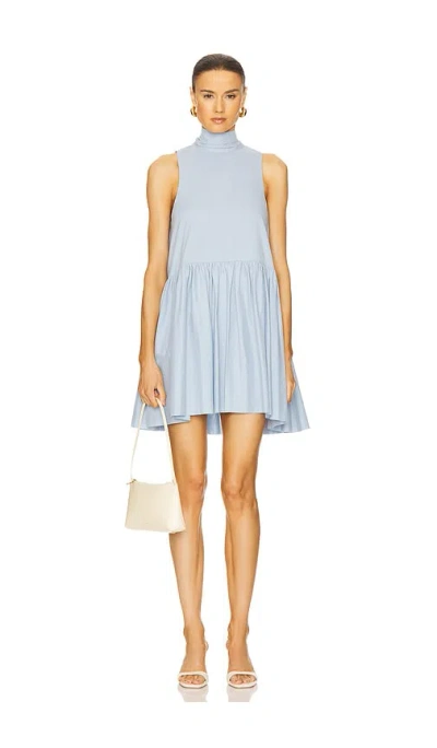 Azeeza Marie Mini Dress In Baby Blue