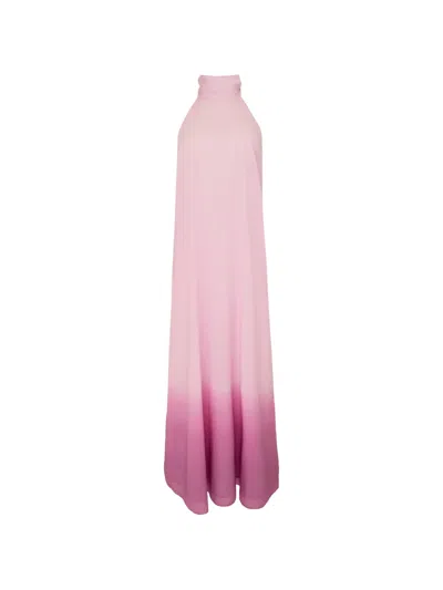 Azeeza Meera Midi Dress In Pink