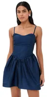 Azeeza Naina Mini Dress Navy In Blue