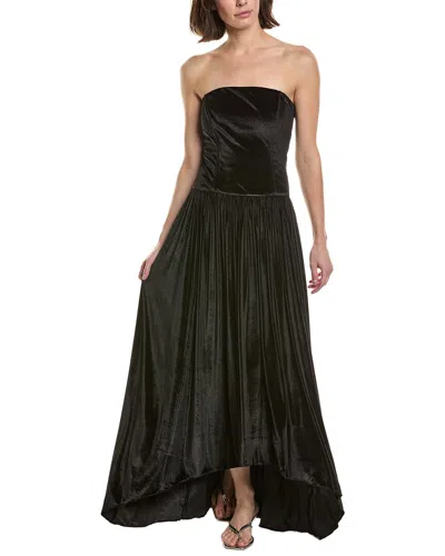 Azeeza Nayara Midi Dress In Black