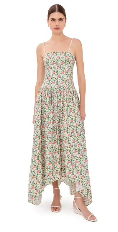 Azeeza Nayara Poplin Dress Florette In Multi