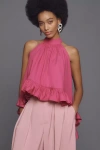 Azeeza Plath Top In Pink
