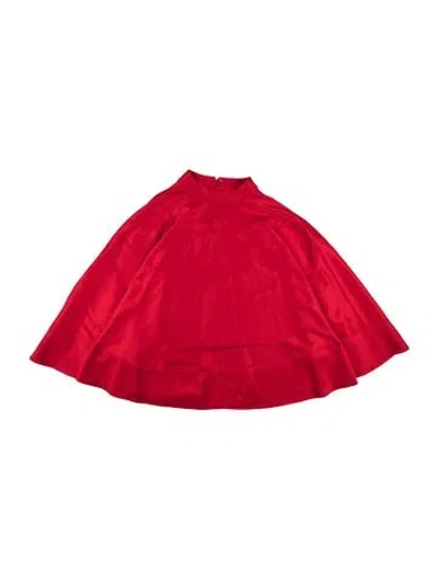 Pre-owned Azeeza Ruffle Embellishment Long Skirt In Red