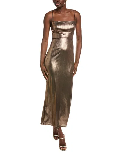 Azeeza Sarika Midi Dress In Brown