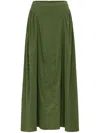 Azeeza Seraphine Midi Skirt In Green